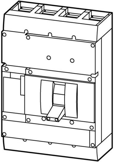 NZMN4-4-AE1600/1000 Автоматический выключатель 1600А/ 1000 А нейтрали, 4 полюса, откл.способность 50кА, электронный расцепитель