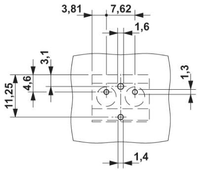 Клеммы для печатной платы MKDSV 5/ 2-7,62