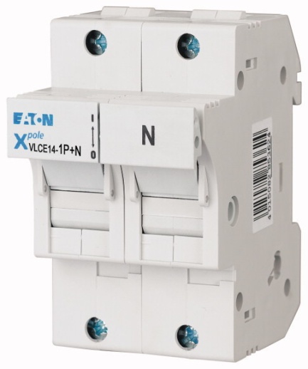 VLCE14-1P N Держатель/разъединитель цилиндр. вставок 14х51, 1Р N