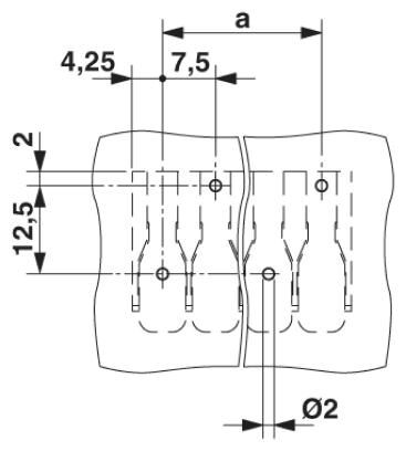 Клеммы для печатной платы PLH 5/ 3-7,5-ZF