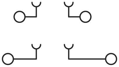 Клемма с размыкателем UTT 2,5-2TG-P/P