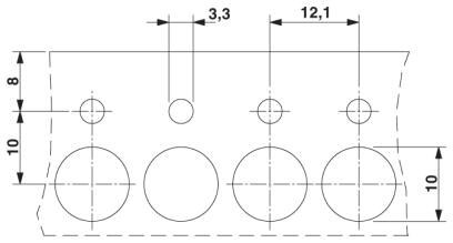 Проходная клемма HDFKV 16