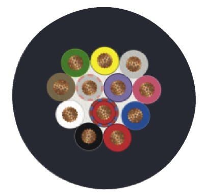 Кабель для датчика / исполнительного элемента SAC-12P- 1,5-PUR/FS SCO