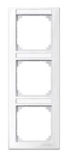 Рамка 3 поста MERTEN M-SMART, вертикальная, белый