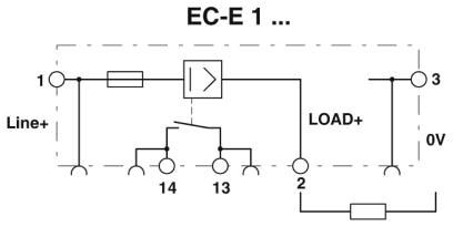 Электронный защитный выключатель EC-E1 3A