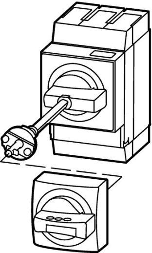 NZM4-XHBR Комплект главного выключателя, красная ручка, NZM4