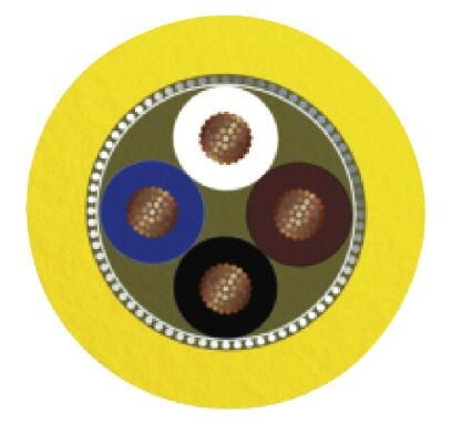 Кабель для датчика / исполнительного элемента SAC-HZ-4P-MS/1,5-542/FRSHSCOBK