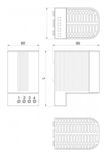 НАГРЕВАТЕЛЬ 55ВТ 110-230В