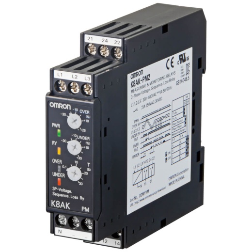 Реле контроля Omron K8AK-PM1
