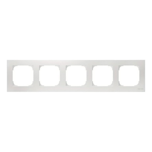 Рамка 5 постов ABB SKY, альпийский белый, 8575 BL