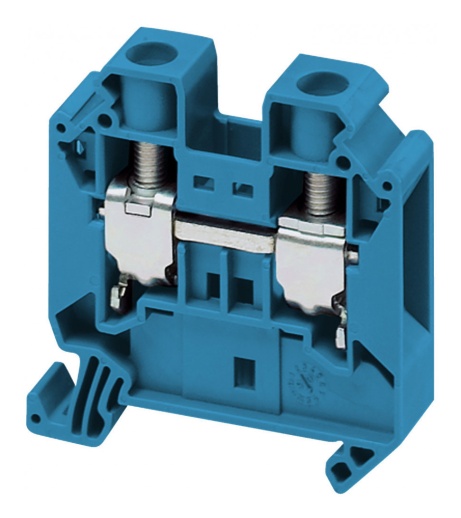 Клеммник винтовой проходной Linergy TR 16 мм², синий