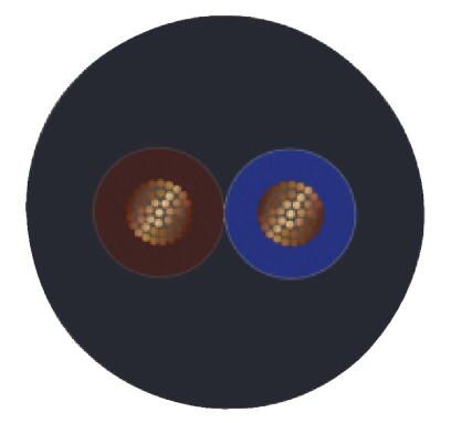 Кабель для датчика / исполнительного элемента SAC-2P- 5,0-PUR/SUSFS