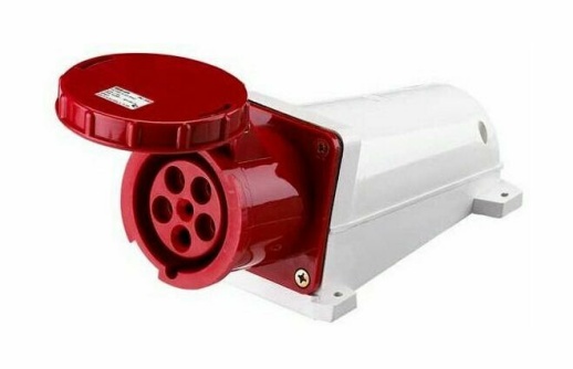 Розетка стационарная 145 3Р РЕ N 125А 380В IP67 РС-102