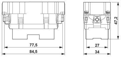 Модуль для контактов HC-K 6/12-ESTS