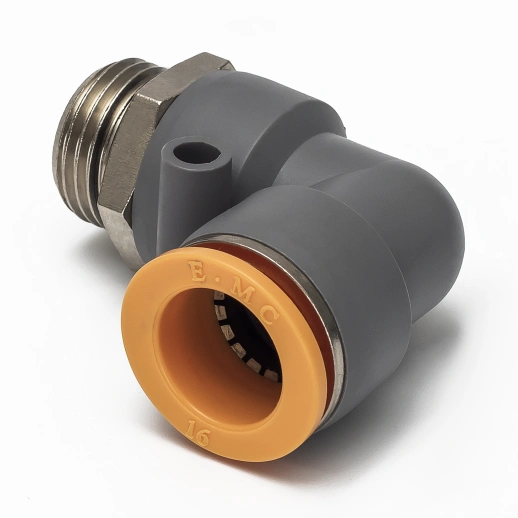 Штуцер цанговый угловой E.MC ZPL-08-03P