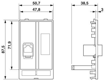 Передняя панель SI-FP-R1A-D1E