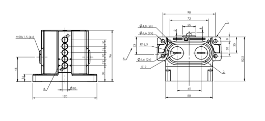Блочный выключатель Balluff BNS 813-D05-D12-62-20-02