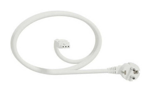 Unica System  Кабель 3м 2,5мм2 прямой БЕЛЫЙ