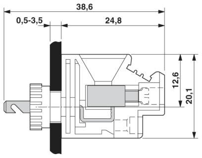 Проходная клемма DFK 5-9,5