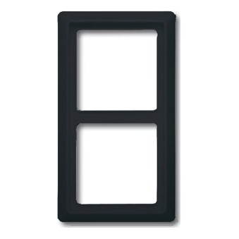 Рамка 2 поста ABB ALLWETTER, антрацит, 2102-35