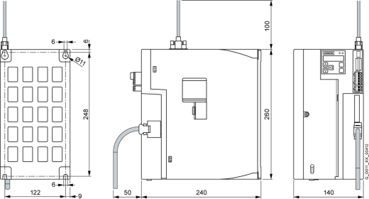 Базовая система сервопривода SINAMICS V90 6SL3210-5FE13-5UA0