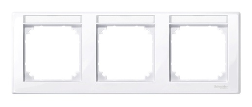 Рамка 3 поста MERTEN M-SMART, горизонтальная, активно-белый