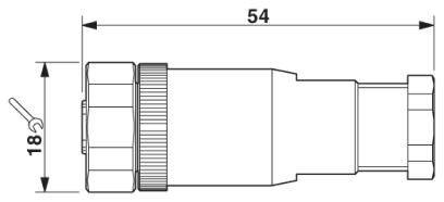 Разъем SACC-M12FS-4CON-PG 9-VA