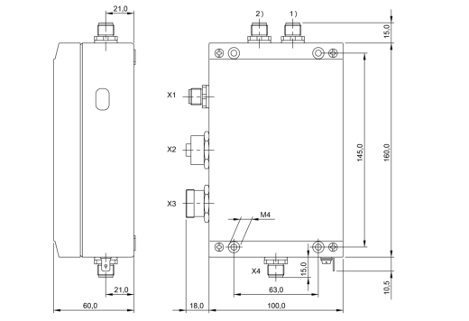 Блок обработки RFID Balluff BIS C-6023-025-050-03-ST13